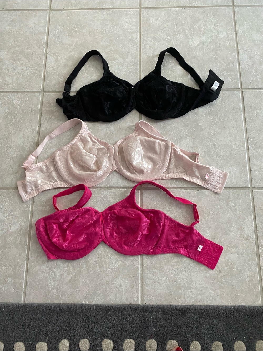 Wacoal Women’s Full Coverage Underwire Bra - Black, Blush, Fuchsia 36DDD$30 each